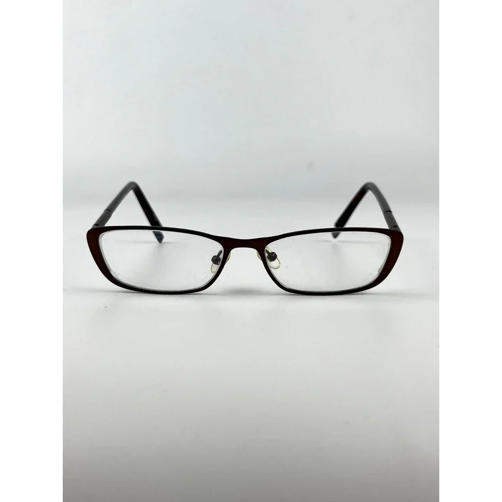 Jones New York J140 Women's Eyeglasses Frame Brown Plastic Full Rim 51-15-135 mm